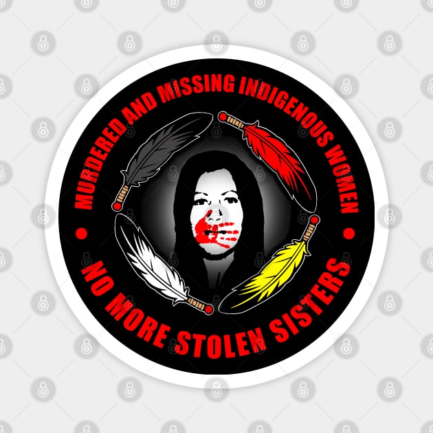 #MMIW (Murdered and Missing Indigenous Women) 3 Magnet by GardenOfNightmares